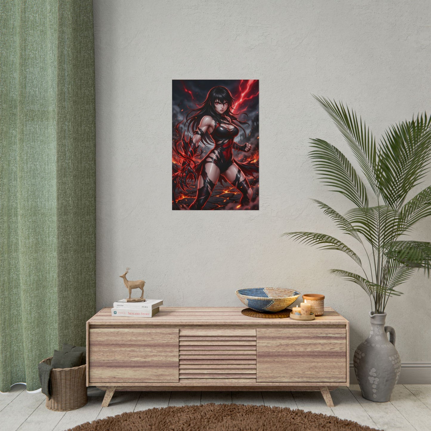 Velvet Crowe Tales of Berseria Poster Anime RPG Wall Art Dark Fantasy Woman Print Gamer Room Decor Gift
