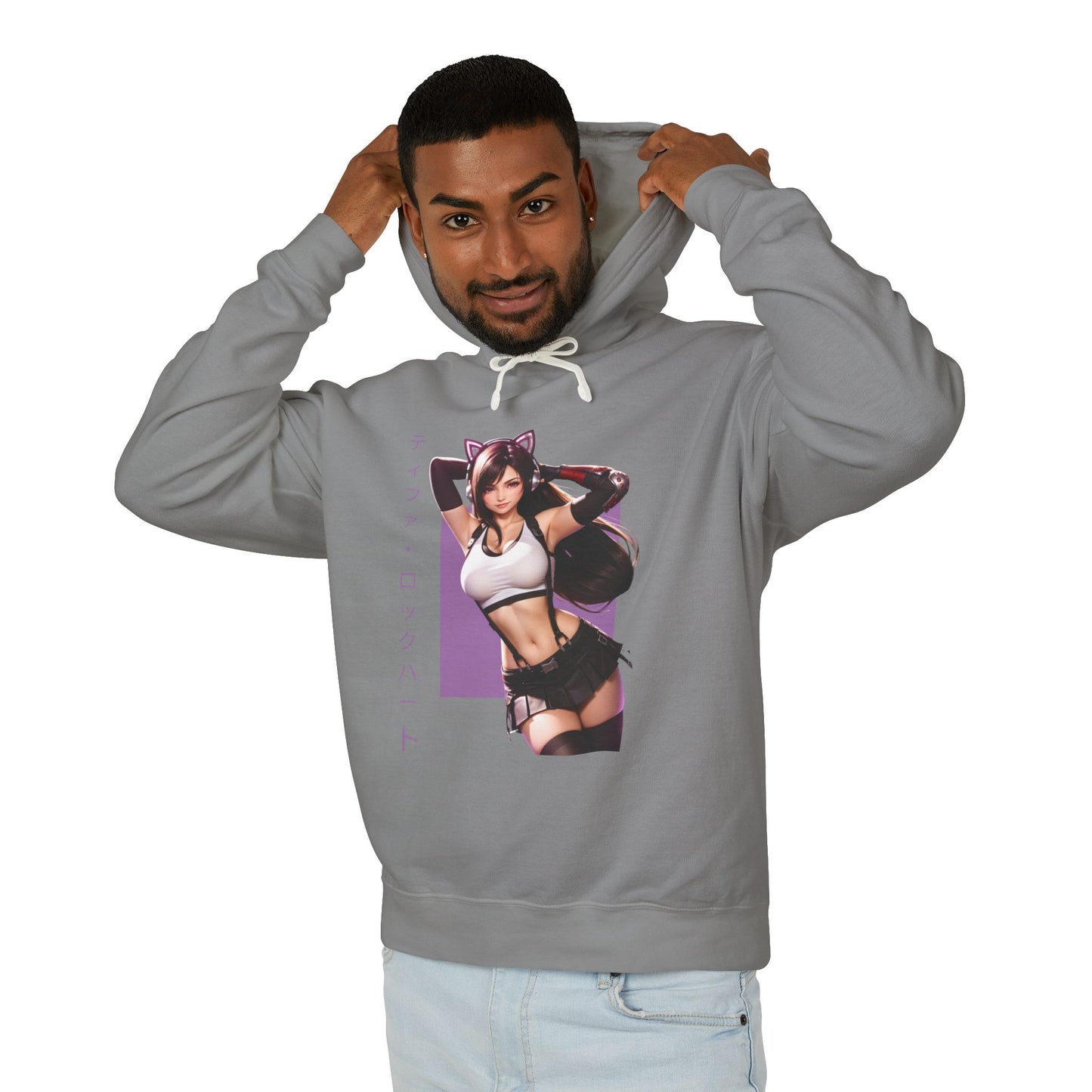 Худі з Тіфою Локхарт | Худі з аніме-бійцем | Пуловер з фентезійними бойовими мистецтвами