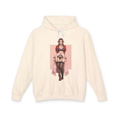 Aerith Gainsborough Hoodie | FF7 Gamer Hoodie | Anime Fantasy Adventure Pullover