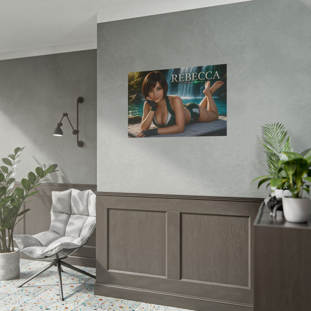 Gaming Wall Art Rebecca Chambers Poster Game Room Decor Gamer Gift Art Print