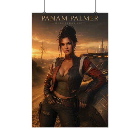 Cyberpunk 2077 Panam Palmer Poster Print Video Game Decor for Gaming Setup