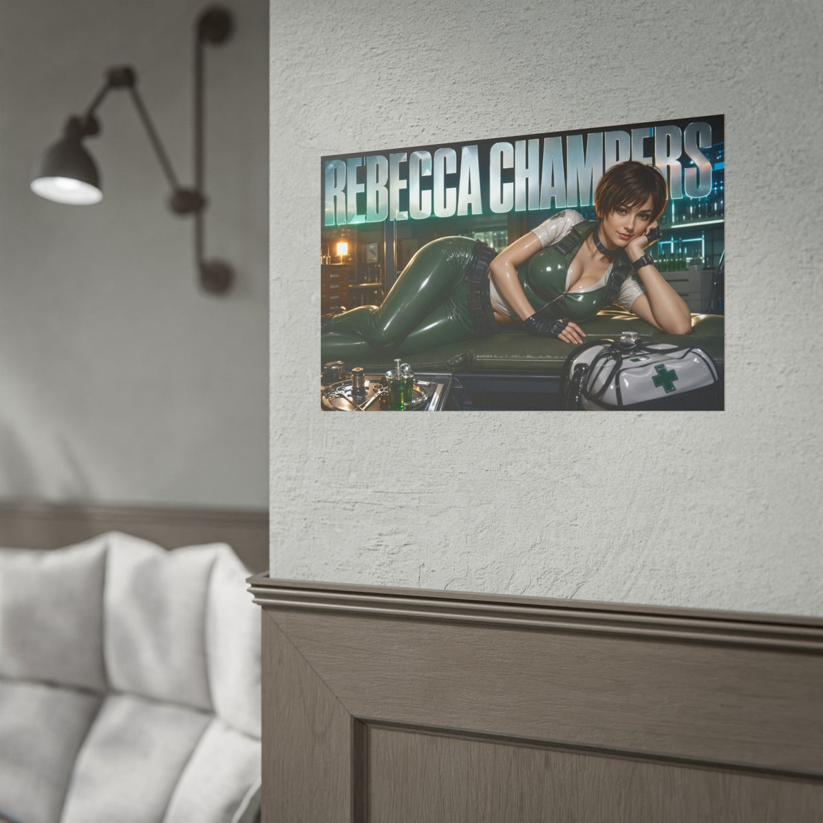 Rebecca Chambers Resident Evil Poster Gaming Wall Art Gamer Room Decor Art Print