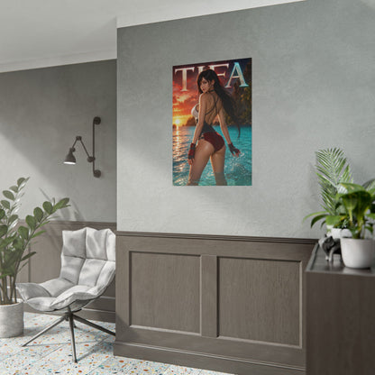Tifa Lockhart Poster PC Gaming Wall Decor Bedroom Art Collector Gift