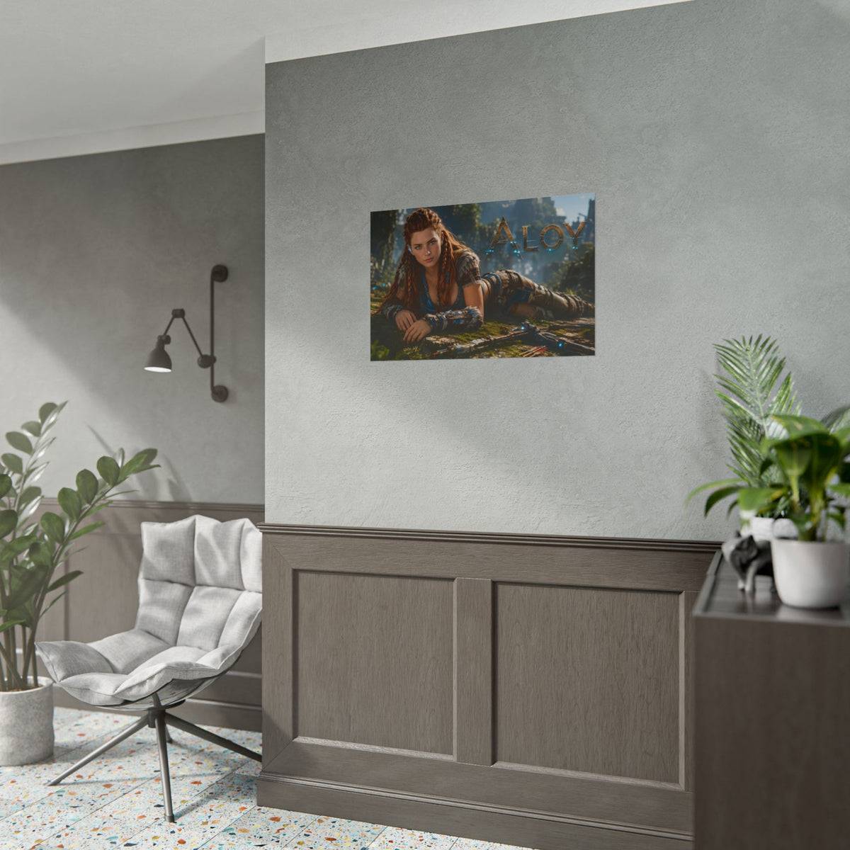 Aloy Horizon Gaming Poster Wall Art Gamer Room Decor Collectible Print