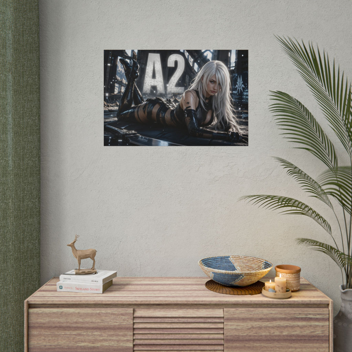A2 Character Poster NieR Gamer Room Wall Art Collectible Decor Collectible Print