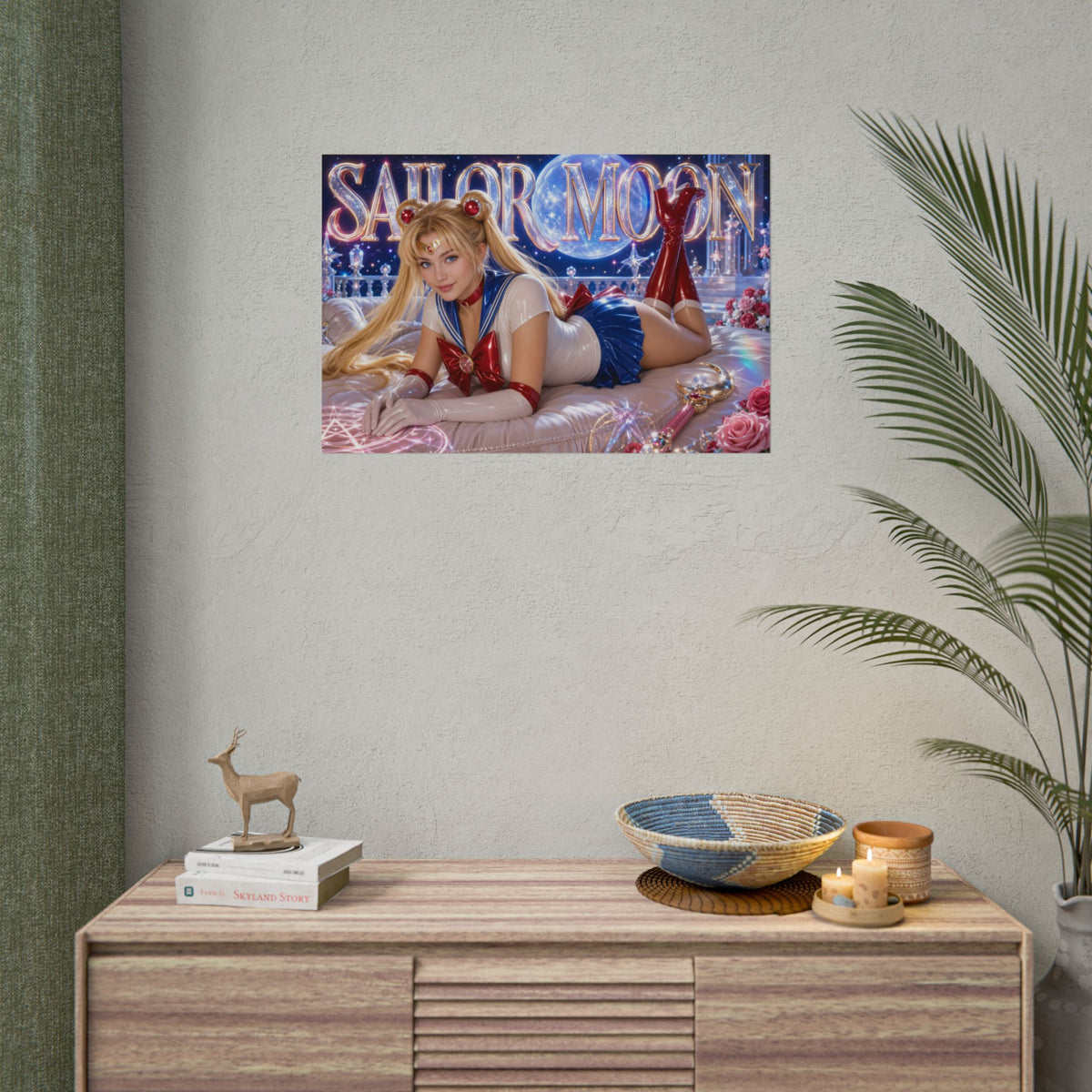 Sailor Moon Character Poster Sailor Moon Anime Wall Decor Collectible Art Print