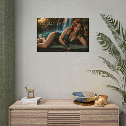 Poison Ivy Wall Art Poster Comic Room Decor Collectible Character Print