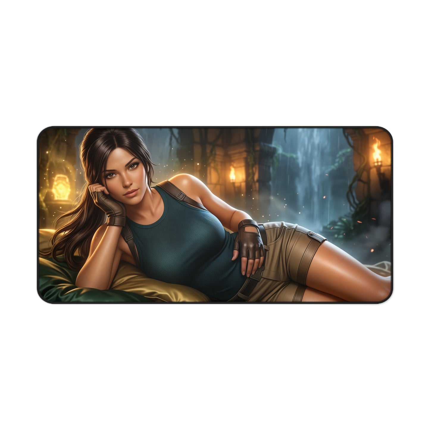 Tomb Raider Mouse Pad, Lara Croft Desk Mat, XXL Pad