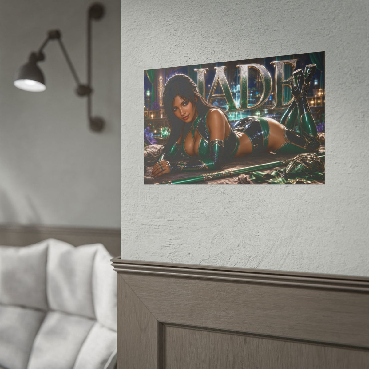 Jade Character Poster Mortal Kombat Gamer Room Wall Art Collectible Decor
