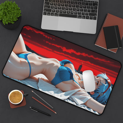 Килимок для столу Rei Ayanami, килимок для миші з аніме-дівчини Євангеліон, налаштування ігрового столу Mecha