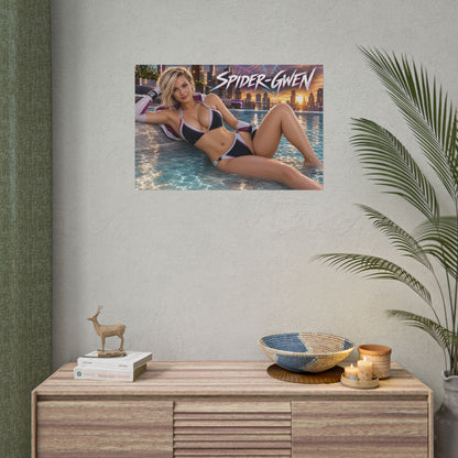 Spider Gwen Comic Poster Character Wall Art Collector Room Decor Art Print