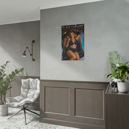 Black Canary Comic Poster Character Wall Art Collector Room Decor Art Print