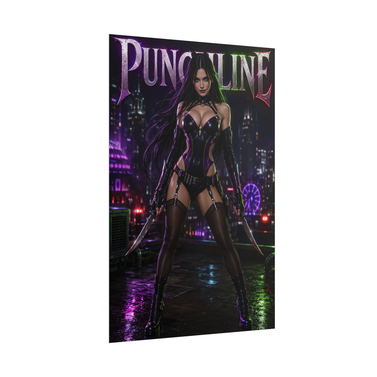 Punchline Comic Poster Character Wall Art Collector Room Decor Art Print