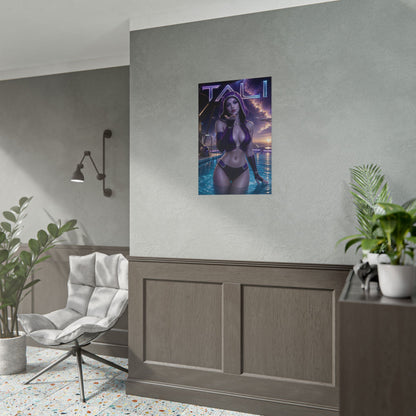 Tali Character Poster Mass Effect Gamer Gift Gaming Setup Wall Decor Print