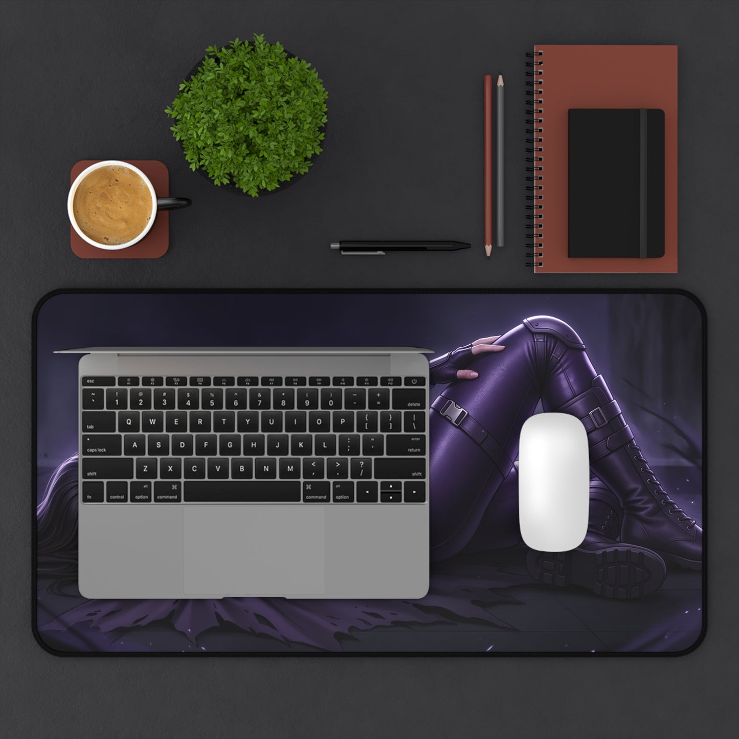 DC Comics Mouse Pad, Huntress Desk Mat, Gamer Room Decor