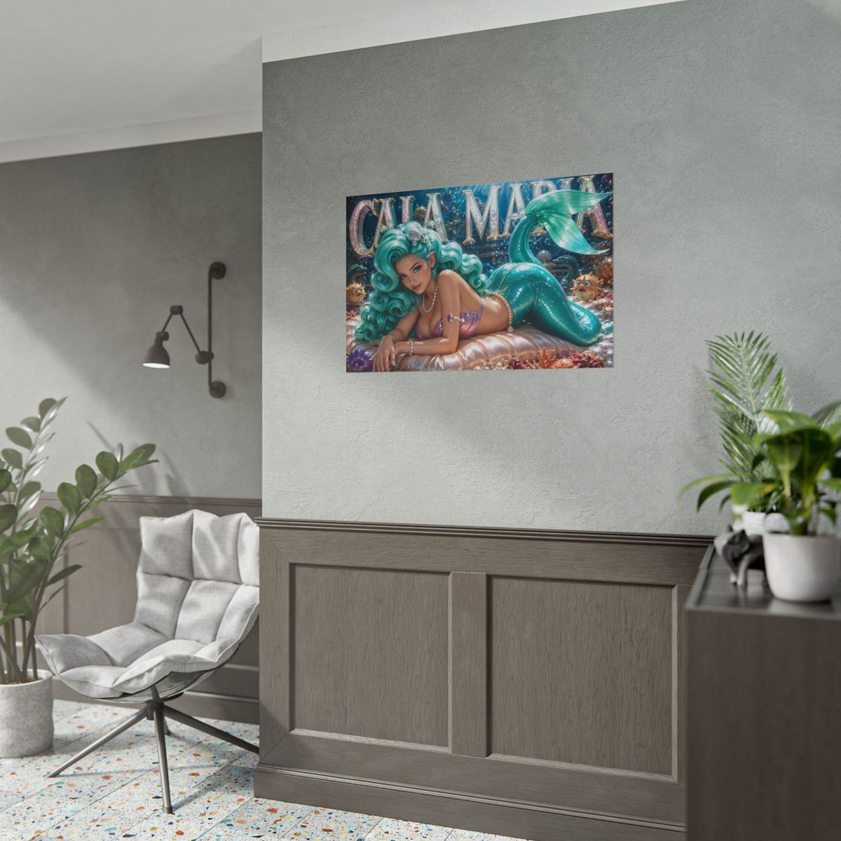 Cala Maria Cuphead Poster Gaming Wall Art Gamer Room Decor Collectible Print