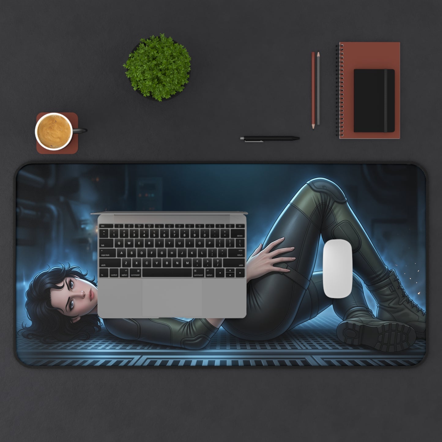 Alien Mouse Pad, Ellen Ripley Desk Mat, Gamer Room Decor
