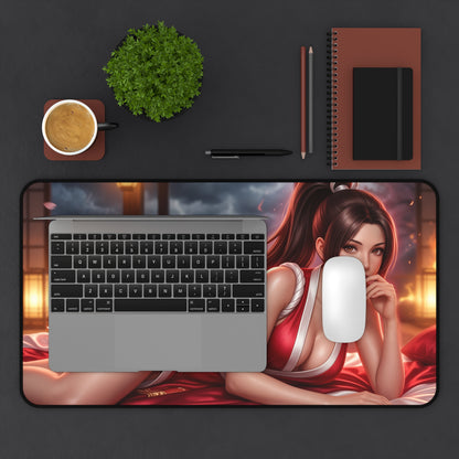 King of Fighters Mouse Pad, Mai Desk Mat, Gamer Gift XXL