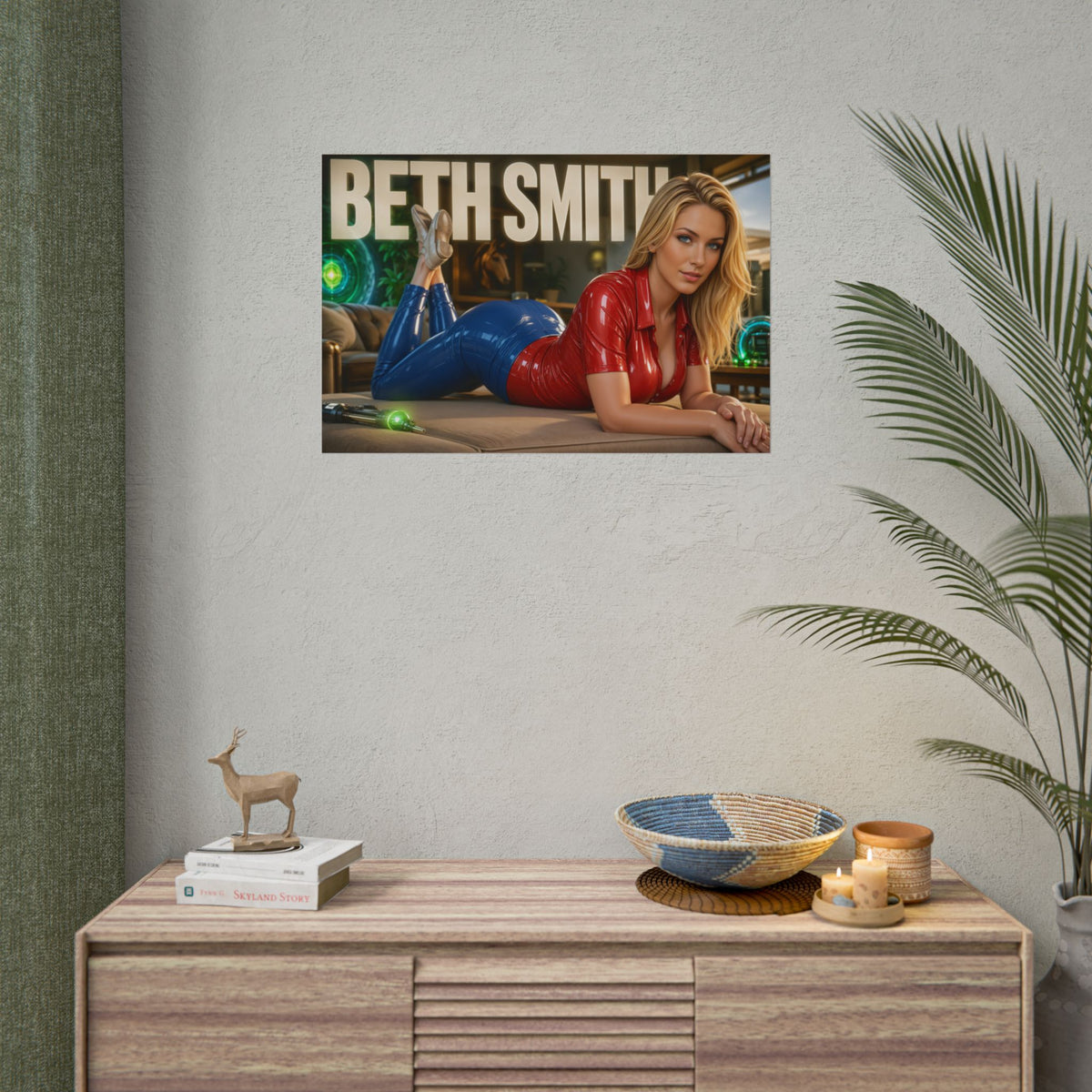 Cartoon Wall Art Beth Smith Rick and Morty Poster Room Decor Character Print