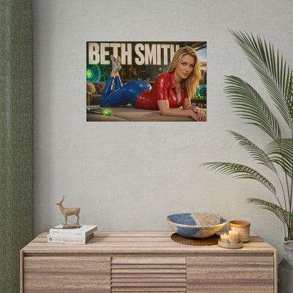 Cartoon Wall Art Beth Smith Rick and Morty Poster Room Decor Character Print