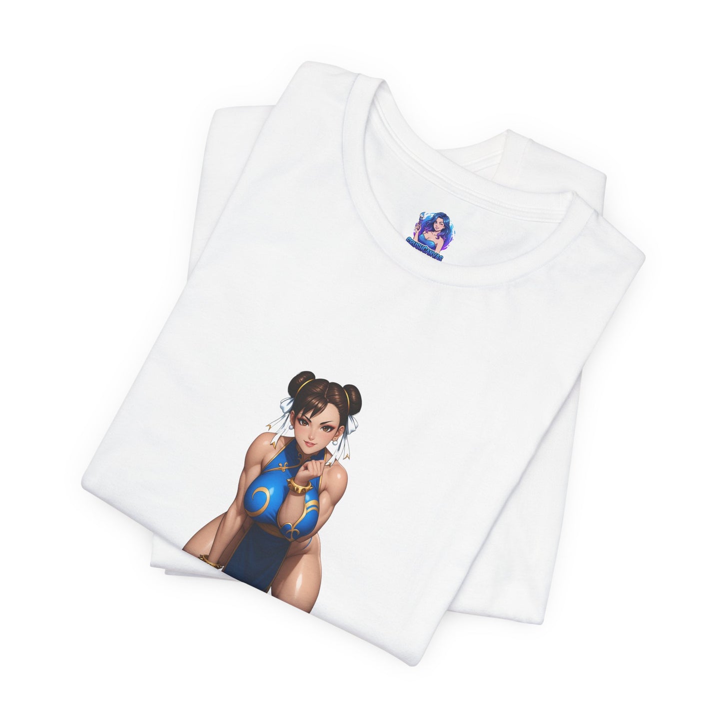 Chun-Li T-Shirt | Street Fighter Grafik-T-Shirt für Gamer &amp; Anime-Fans | Kämpfer-Waifu-Shirt