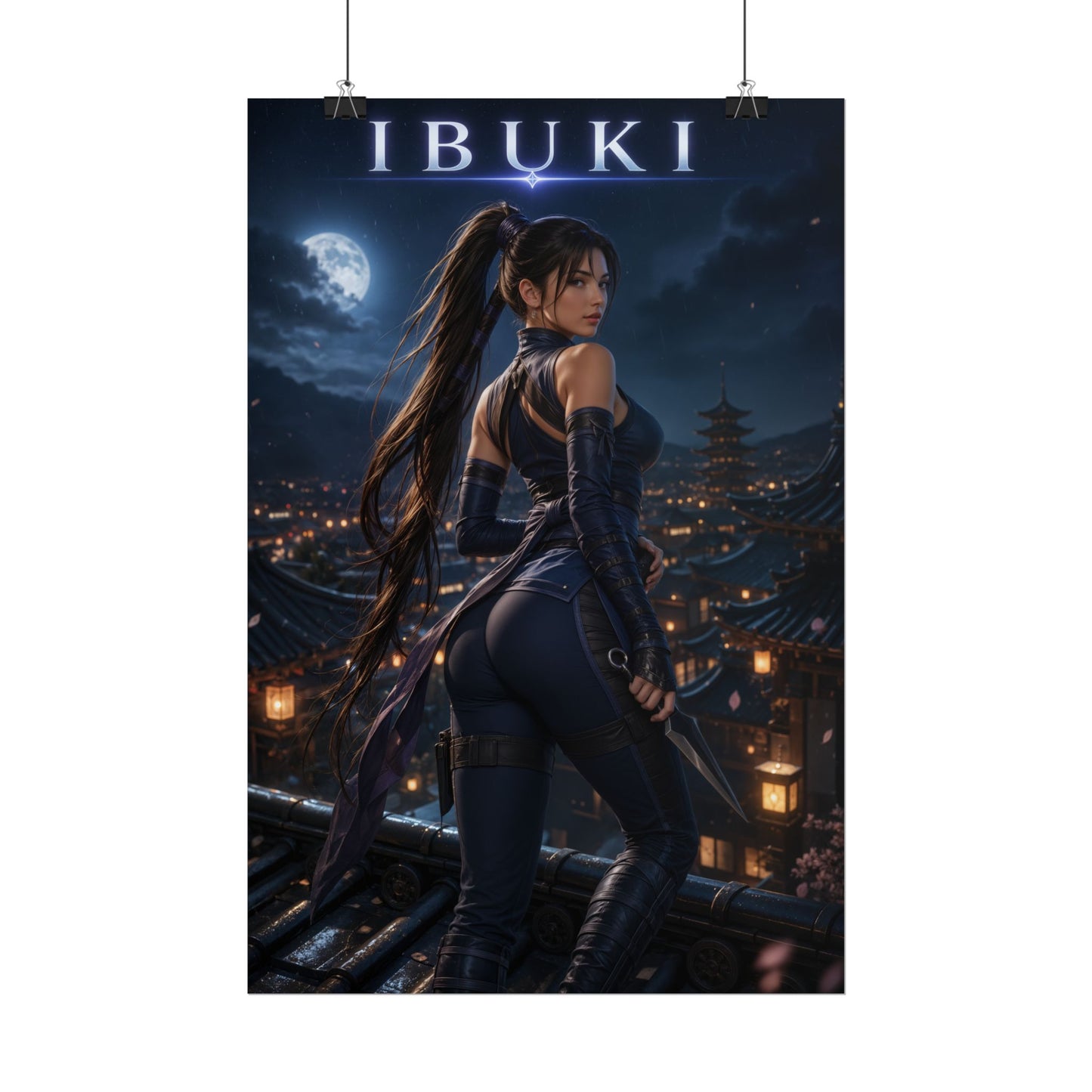 Ibuki Street Fighter Poster Capcom Ninja Wall Art Print Decor