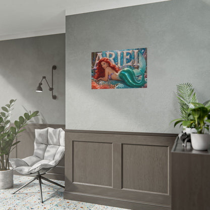 Fantasy Wall Art Ariel The Little Mermaid Poster Character Room Decor Gift Print
