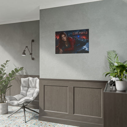 Game Room Decor Claire Redfield Poster Character Wall Art Gamer Gift