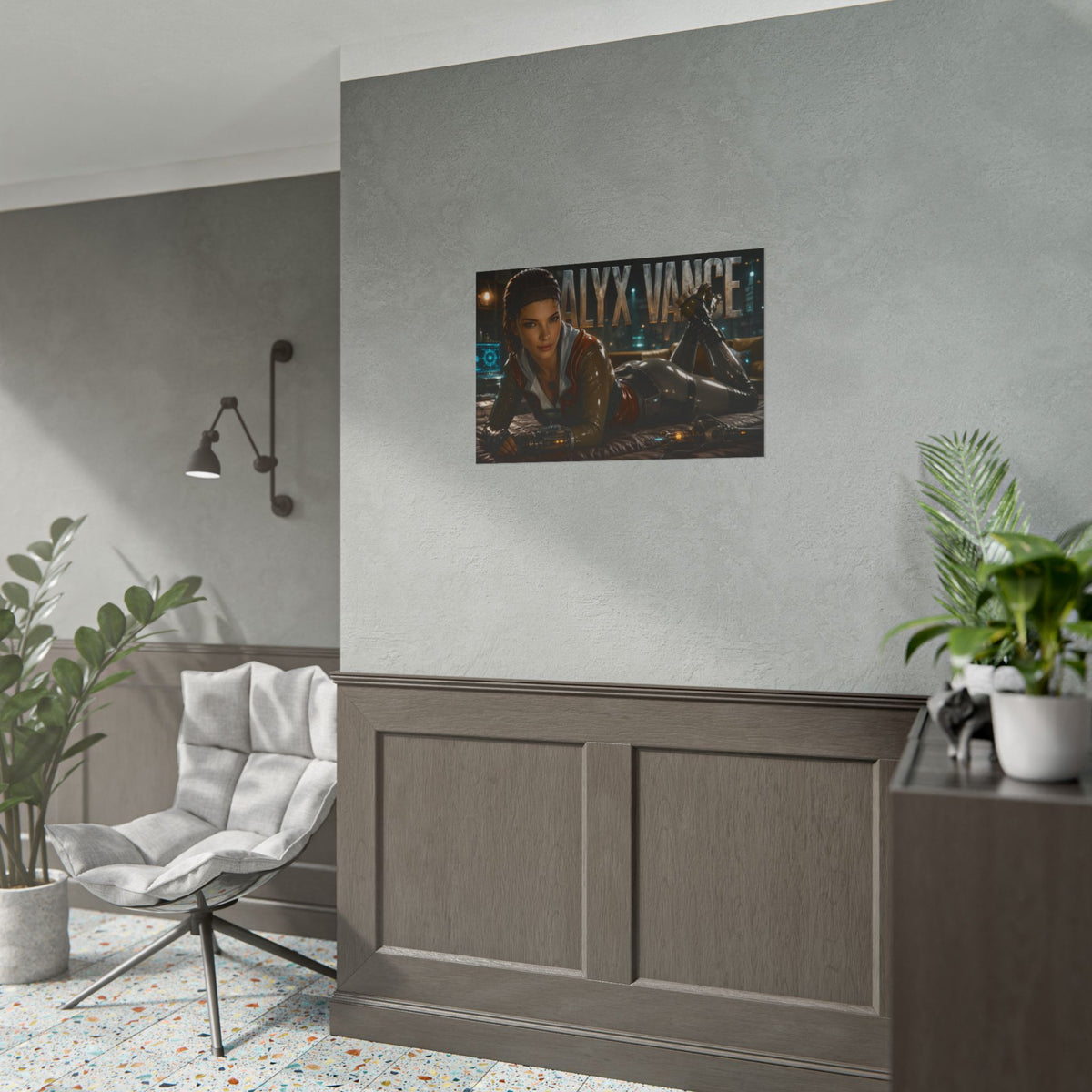 Gaming Wall Art Alyx Vance Half Life Poster Game Room Decor Gamer Gift Print