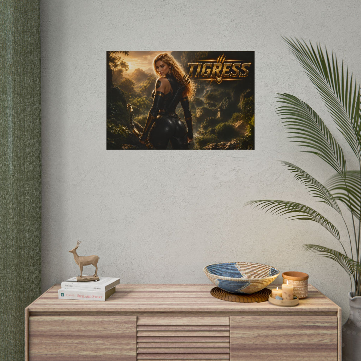 Tigress Comic Poster Character Wall Art Collector Room Decor Art Print