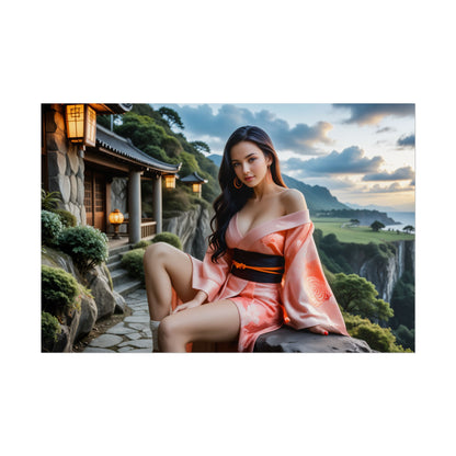 Настінний плакат Вайфу | Принт аніме Незуко для спальні отаку або облаштування