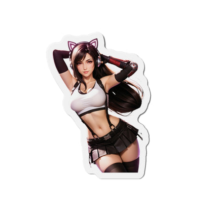 Tifa Lockhart Magnet – Anime-Gaming-Kühlschrankmagnet, süße FF7-Charakterdekoration