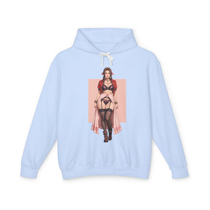 Aerith Gainsborough Hoodie | FF7 Gamer Hoodie | Anime Fantasy Adventure Pullover