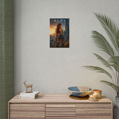 Aloy Horizon Poster, Gaming Wall Art, Adventure Print, Gamer Decor