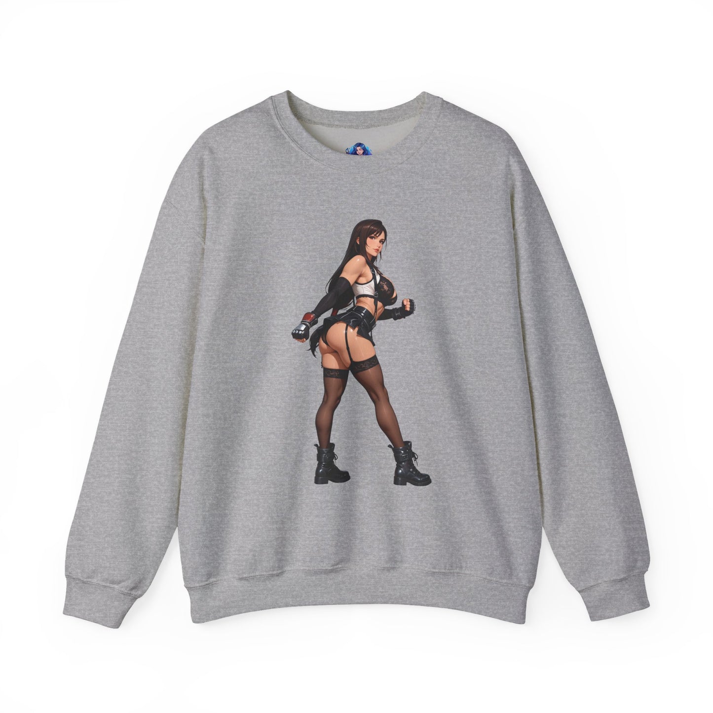 Толстовка Tifa Lockhart, FFVII Crewneck, затишний ігровий одяг для фанатів