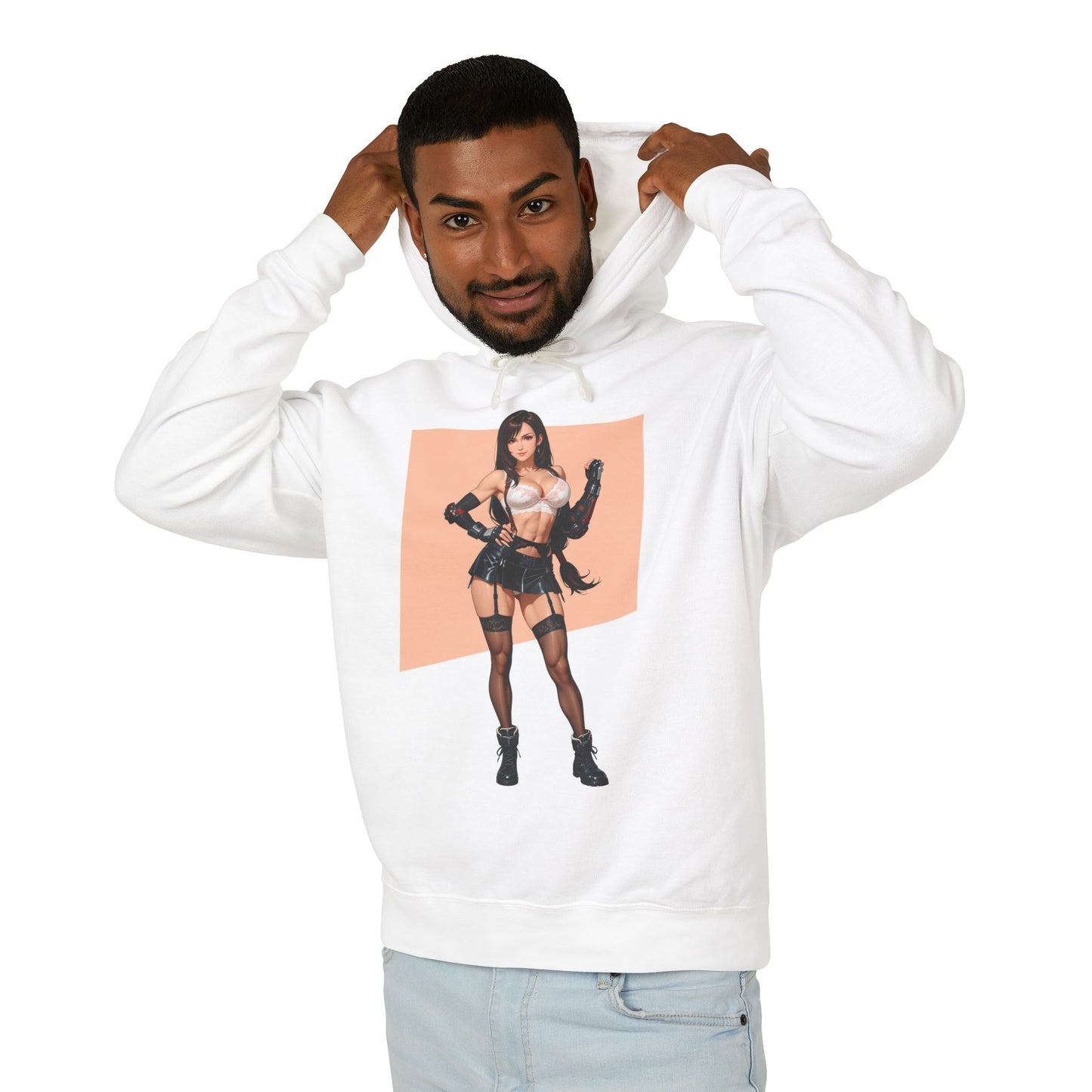 Худі з Тіфою Локхарт | Худі з аніме-героїнею | Елегантний фентезійний пуловер