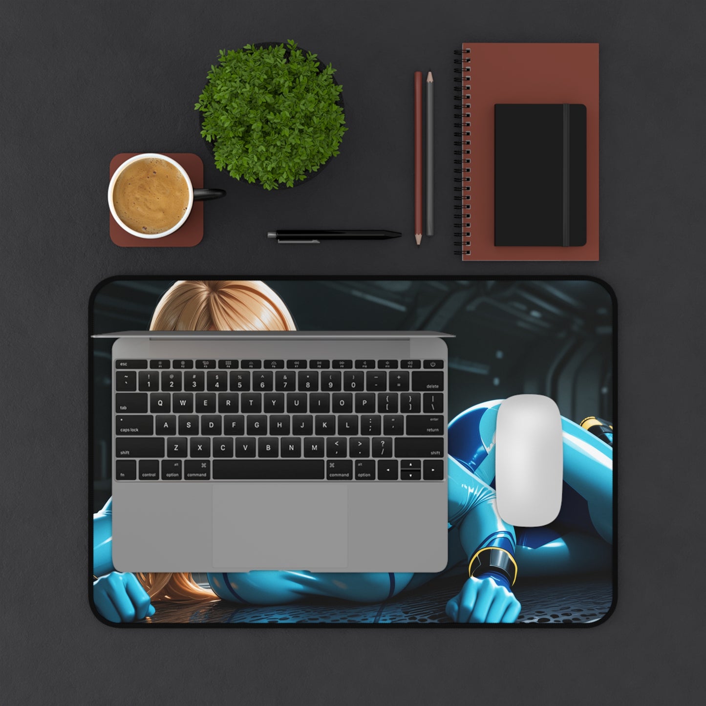 Килимок для столу Samus Aran, килимок для миші з науково-фантастичної гри Heroine, налаштування ігрового столу