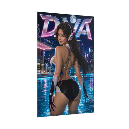 D Va Overwatch Poster PC Gaming Wall Decor Bedroom Art Collector Gift