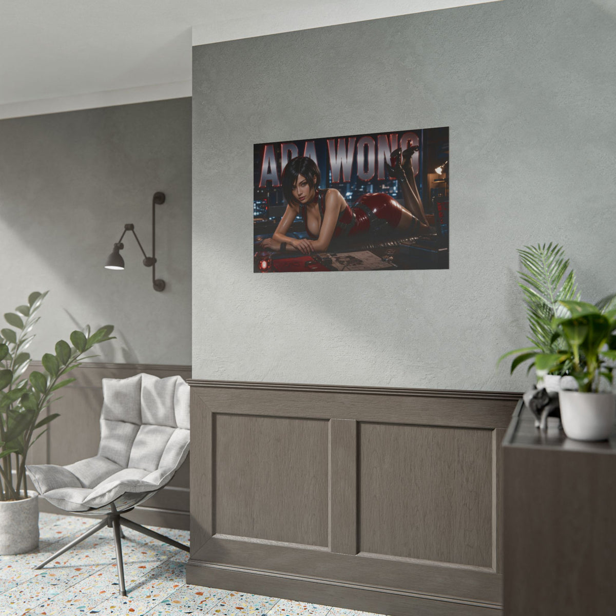 Ada Wong Character Poster Resident Evil Gamer Room Wall Art Collectible Decor