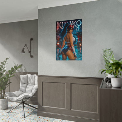 Kiriko Overwatch Gaming Poster Wall Art Gamer Room Decor Collectible Print
