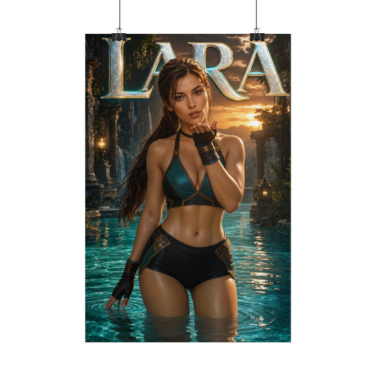 Lara Croft Tomb Raider Poster PC Gaming Wall Decor Bedroom Art Collector Gift