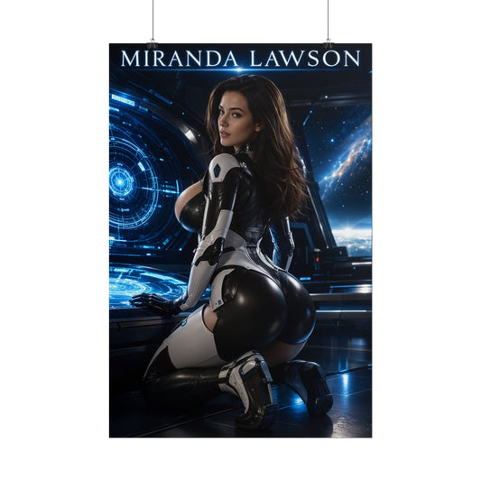 Mass Effect Miranda Lawson Sci Fi Gaming Poster Wall Decor Print for Fans