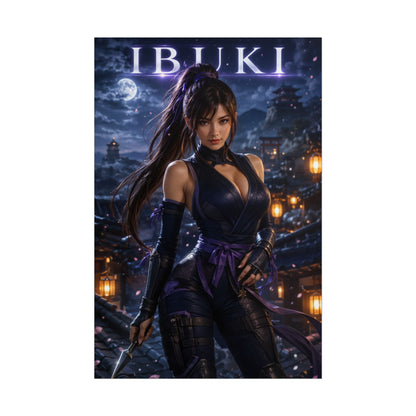 Ibuki Street Fighter Poster Capcom Gaming Wall Art Print Decor