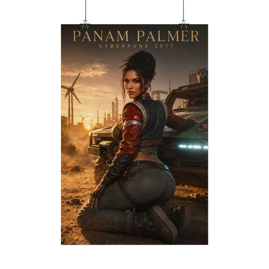 Cyberpunk 2077 Panam Palmer Character Poster Gaming Room Wall Decor Print