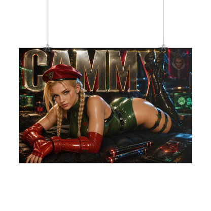 Cammy White Street Fighter Wall Art Poster Gaming Decor Collectible Gamer Gift