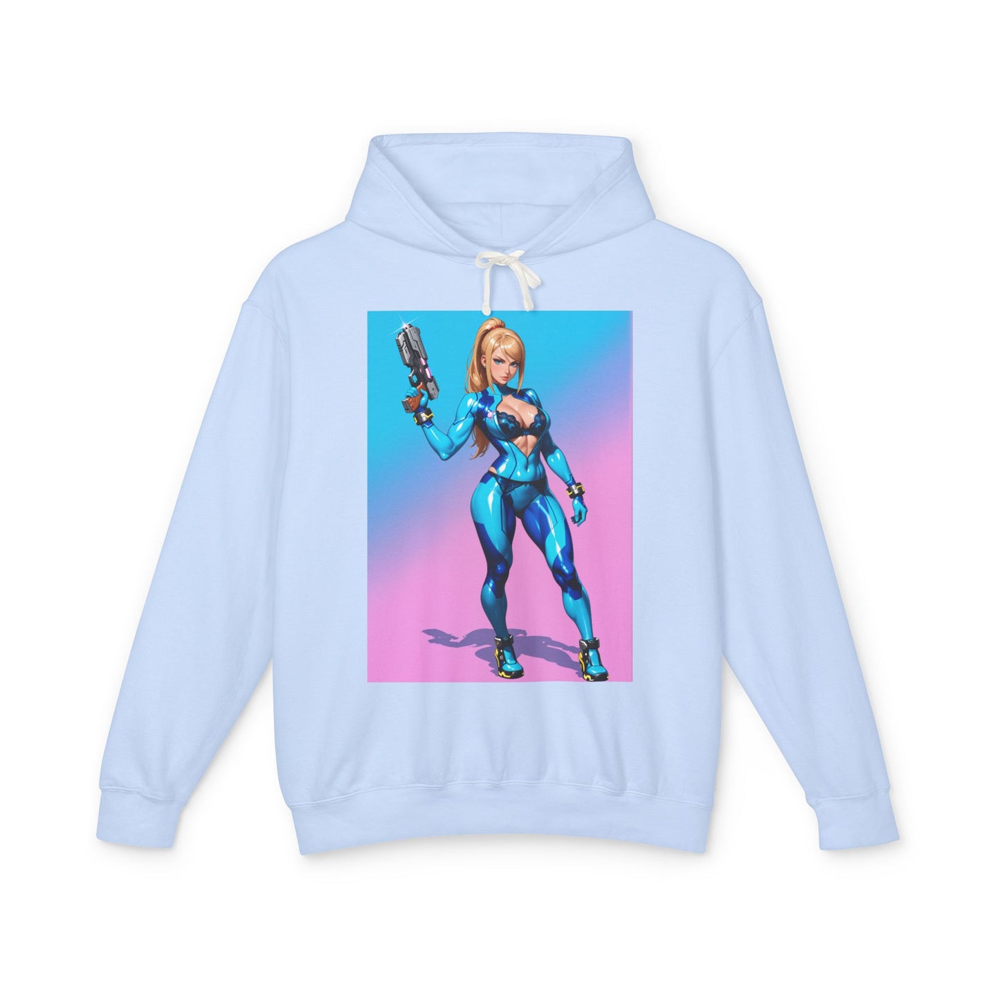 Худі Самус Аран | Худі в нульовому костюмі героїні | Пуловер у стилі аніме з науковою фантастикою