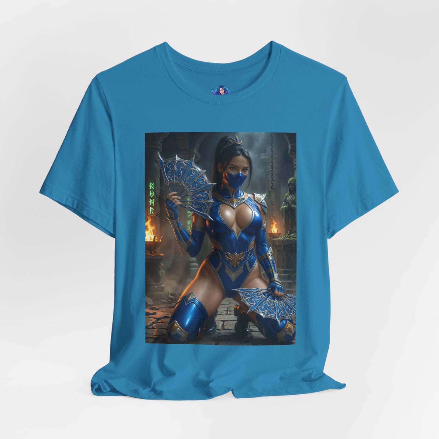 Kitana Mortal Kombat T-Shirt | Kampfspiel-Shirt für Gamer &amp; Anime-Fans