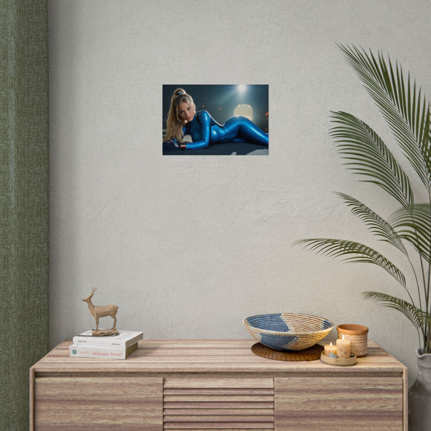 Постер Самус Аран | Настінне мистецтво футуристичного воїна для геймерів та колекціонерів