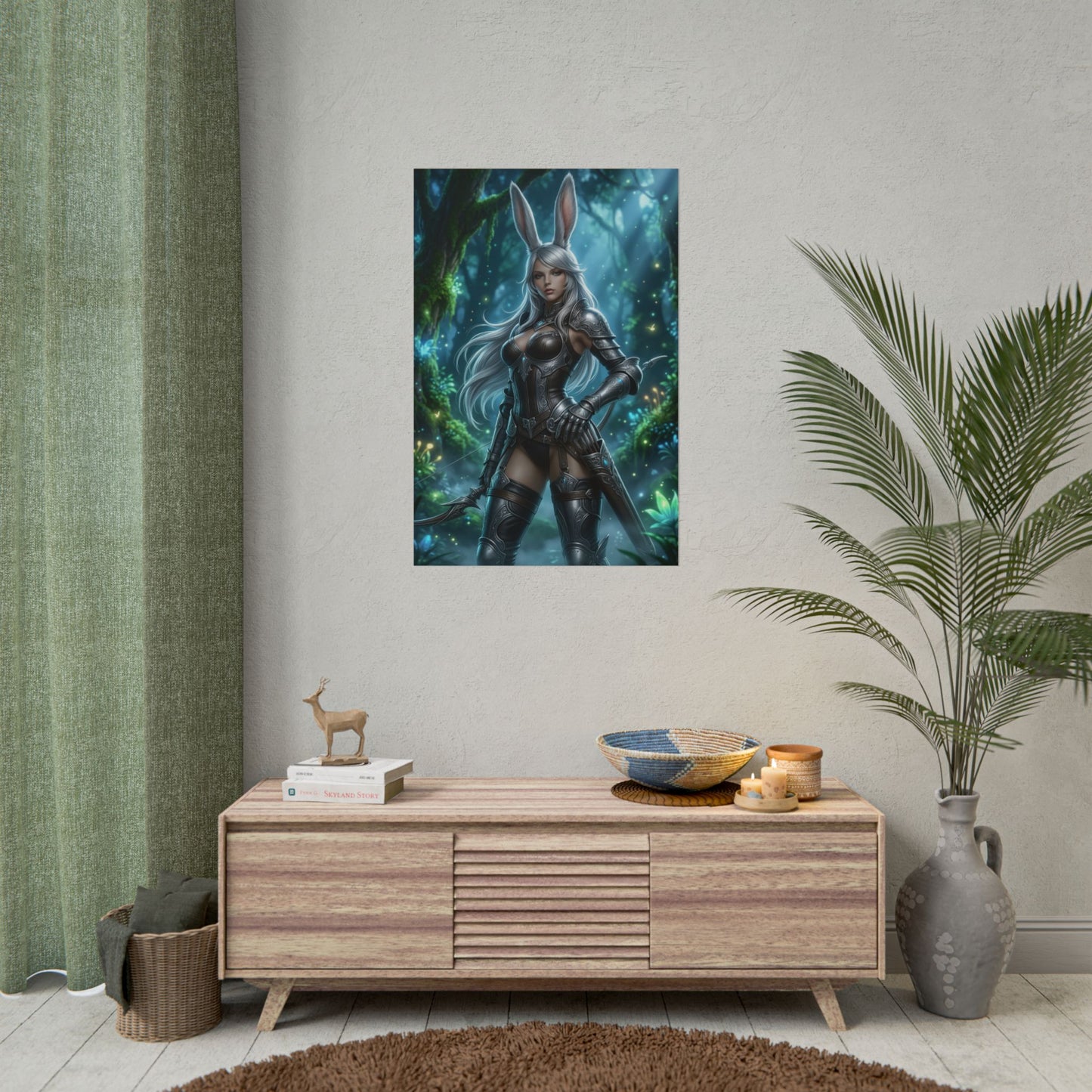 Fran Final Fantasy XII Poster Anime RPG Wall Art Viera Woman Print Fantasy Archer Character Gaming Room Decor Gift