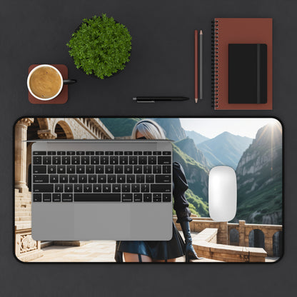 Gaming-Mauspad – 2B Schreibtischunterlage, Nier Automata Heldin, Sci-Fi Gaming-Setup